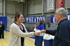 WBBall Final Four tribute  Wheaton College honored the 25th anniversary of the 1994-95 women’s basketball team that went to the NCAA final four during halftime ceremony of Wheaton’s game against Mount Holyoke College Saturday, January 18, 2020. - Photo By: KEITH NORDSTROM : Wheaton, basketball, NCAA, Final Four, 25th anniversary